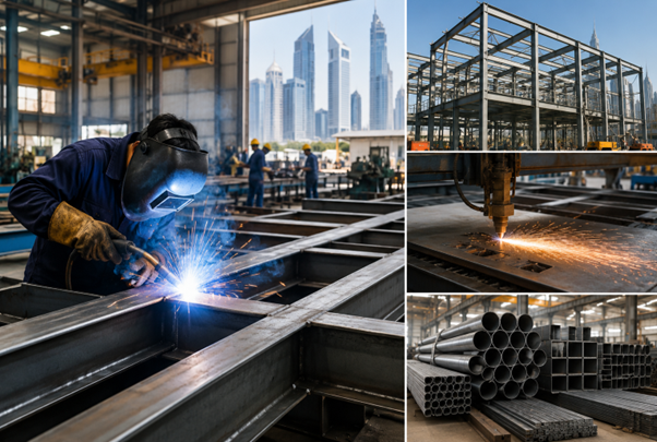 Structural steel fabrication companies in UAE 